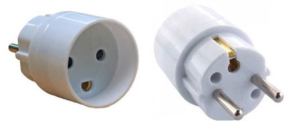 MicroConnect Power Plug Converter, DK to Schuko F-M, 230V, 16A - W126004958
