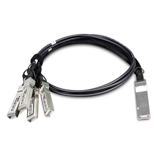 Planet 40G QSFP+ to 4 10G SFP+ Direct Attached Copper Cable (5M in length) - W124647252