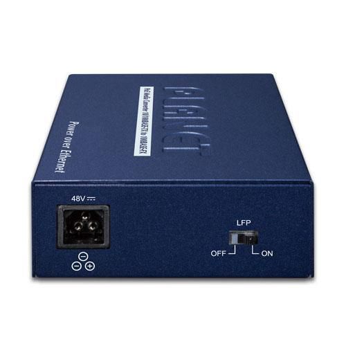 Planet 100Base-FX to 10/100Base-TX PoE Media Converter (SC,SM)-15km - W124754351