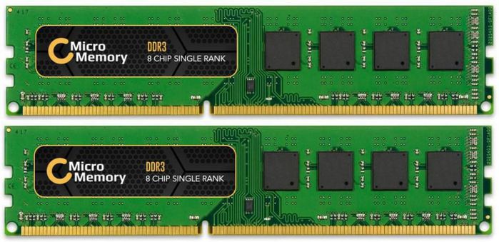 CoreParts 16GB Memory Module 1333Mhz DDR3, DIMM Non-ECC, KIT 2x 8GB - W125824880