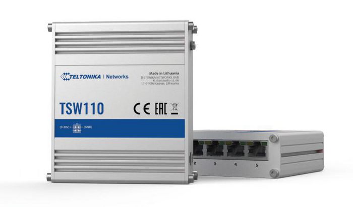 Teltonika TSW110 L2 UNMANAGED SWITCH - W125944757