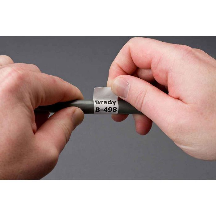 Brady BBP33 Continuous Tedlar Polyvinylflouride with Permanent Adhesive Wire Marking Labels - W126062911