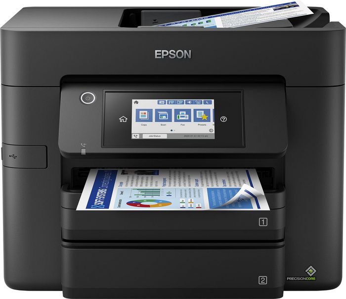 Epson A4, ESC/P-R, Inkjet, 4800 x 2400 DPI, CIS Scan, USB, Ethernet, Wi-Fi 802.11 b/g/n, NFC - W125872043