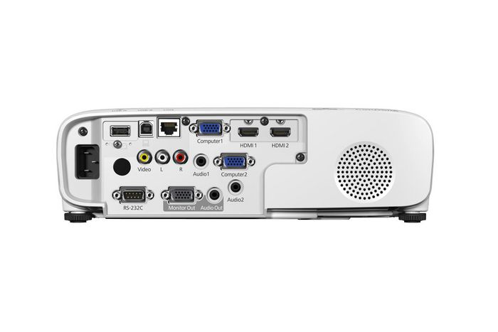 Epson 3LCD, 3800 Lm, WXGA (1280 x 800), 16:10, UHE 210 W, USB 2.0, RS-232C, LAN, VGA, HDMI, Composite, 302‎ x 249 x 87 mm, 2.7 Kg - W125753520