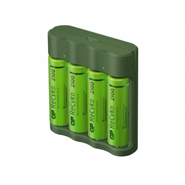 GP ReCyko+ - Batterie 4 x type AA - NiMH - (rechargeables) - 2100