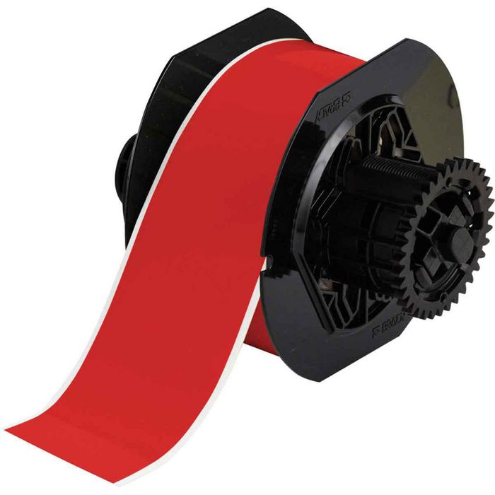Brady Red High Performance Polyester Tape for BBP3X/S3XXX/i3300 Printers 57 mm X 30.40 m - W126063779