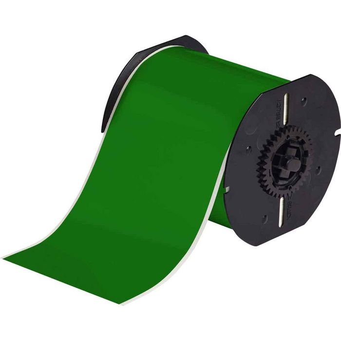 Brady Green High Performance Polyester Tape for BBP3X/S3XXX/i3300 Printers 101 mm X 30.40 m - W126064386