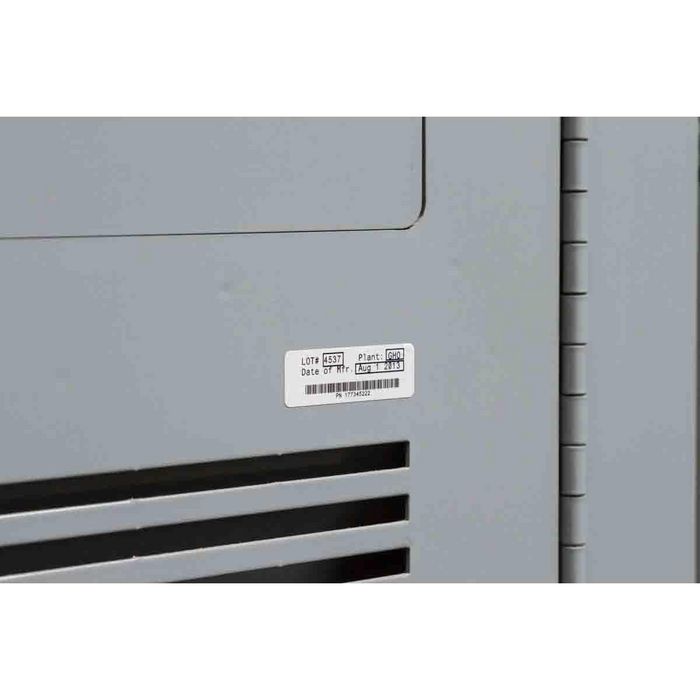 Brady Light Grey Thermal Transfer Printable Labels 76.20 mm X 91.44 m - W126065595
