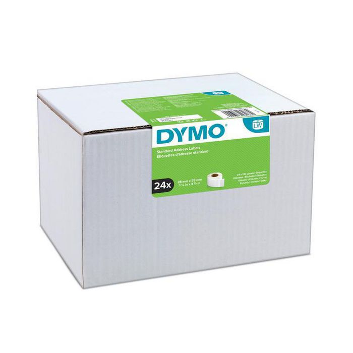 DYMO Standard Address Labels, 28x89 mm, 2x 130 Labels - W124873804