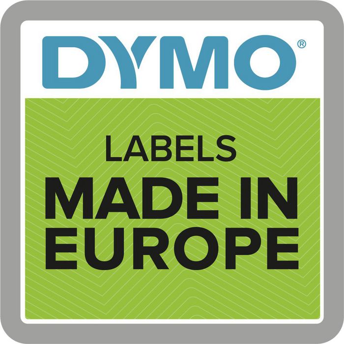 DYMO D1 - Durable Étiquettes - Noir sur blanc  - 12mm x 5.5m - W125340254
