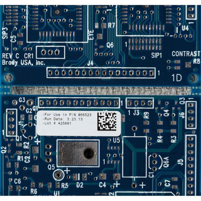 Brady 76 mm Core Glossy Electrostatic Dissipative 1 mil Polyimide Circuit Board Labels - W126062359
