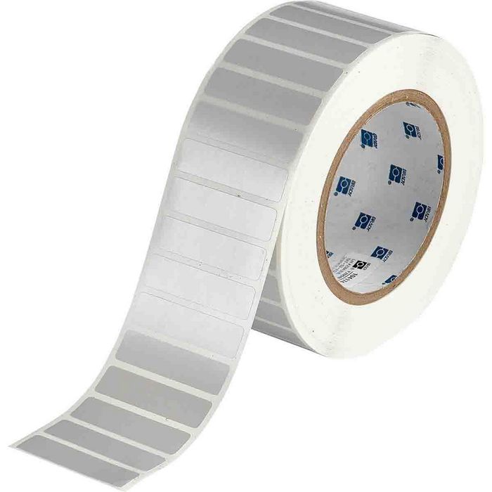 Brady 76 mm Core Matt Silver Polyester with Acrylic Adhesive Labels - W126062913