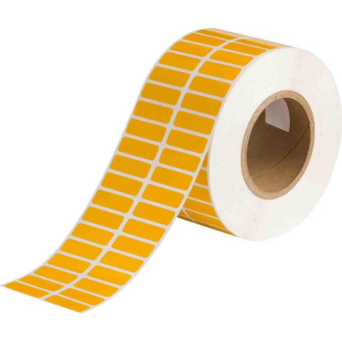 Brady 76 mm Core Glossy Yellow Polyester Barcode and Rating Plate Labels - W126064470