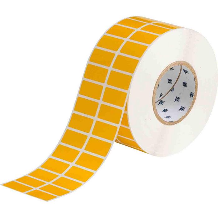 Brady 76 mm Core Glossy Yellow Polyester Barcode and Rating Plate Labels - W126065463