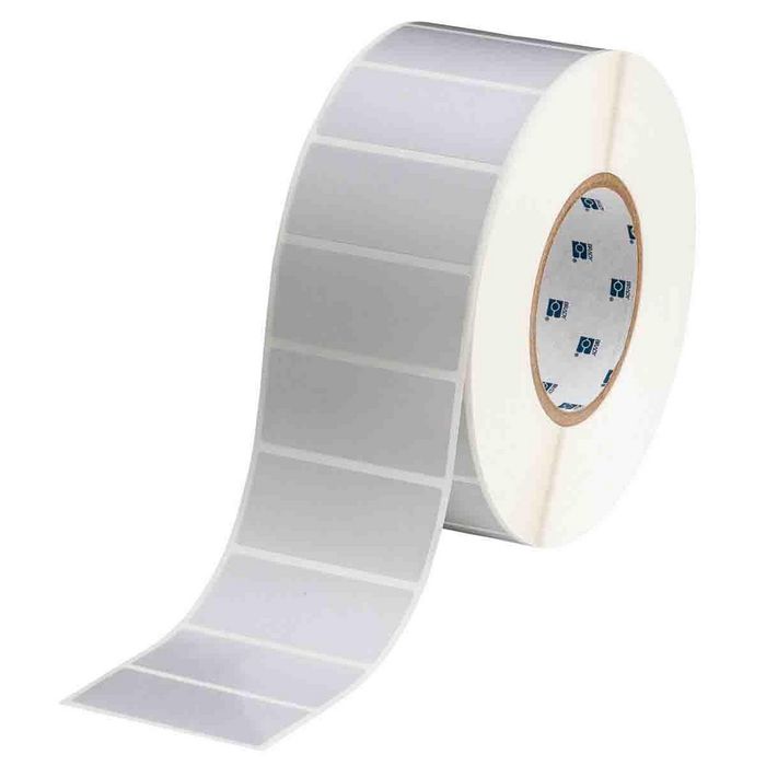 Brady 76 mm Core Matt Silver Polyester with Acrylic Adhesive Labels - W126065295