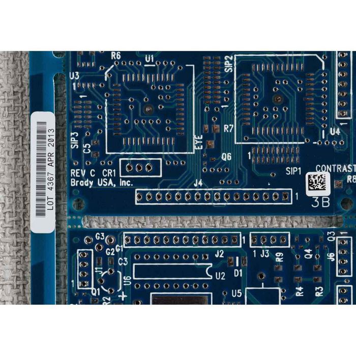 Brady 76 mm Core Glossy Electrostatic Dissipative Polyester Circuit Board Labels - W126058458