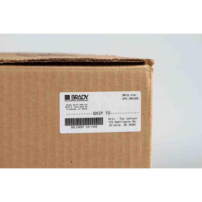 Brady 76 mm Core Paper Labels with Rubber Adhesive - W126063566