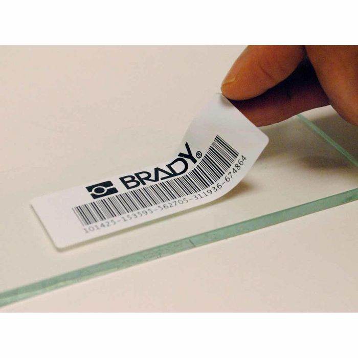 Brady 76 mm Core Removable Glossy Polyester Labels - W126064679