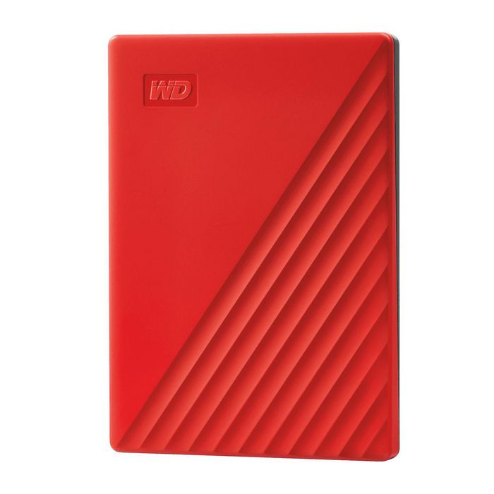 Western Digital 4 TB, 256-bit AES, USB 3.0, 75 x 19.15 x 107.2 mm, 210 g, Red - W124578462