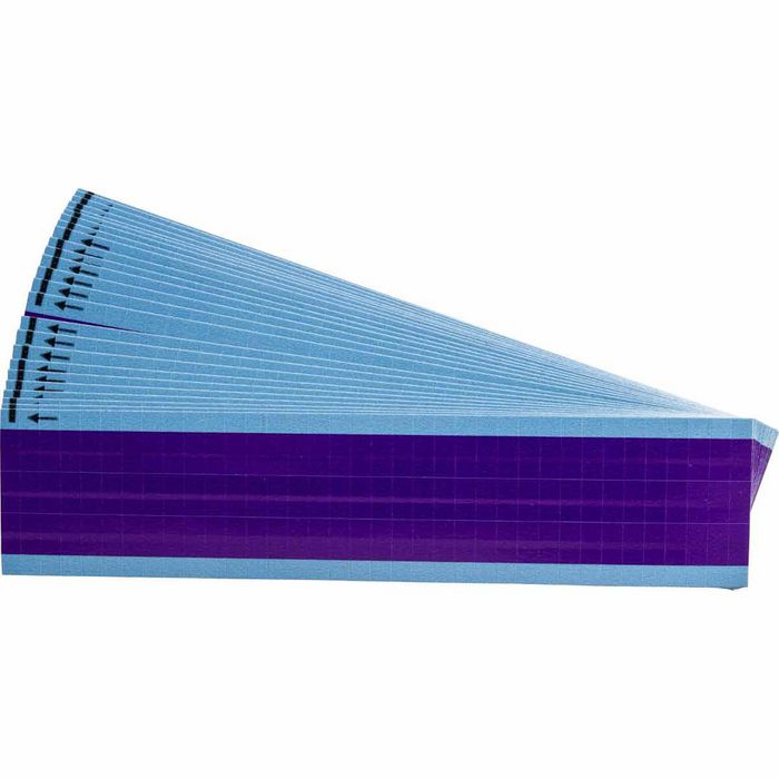 Brady Vinyl, B-702, 6.35 mm W x 12.70 mm H, Gloss, Wire and cable labelling, Purple - W126059383