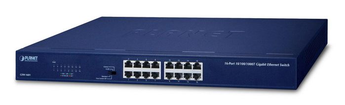 Planet 16-Port 10/100/1000BASE-T Gigabit Ethernet Switch - W124490098