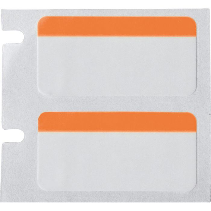 Brady Thermal Transfer Printable Labels, Orange - W126066125