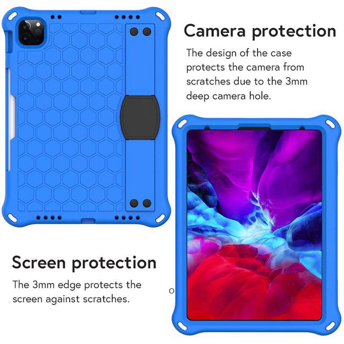 eSTUFF Blue Honeycomb Protection Case for Apple iPad Pro 11 2018/2020/2021 - W125868228