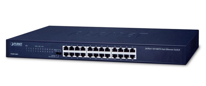 Planet 24-Port 10/100BASE-TX Fast Ethernet Switch - W124689843