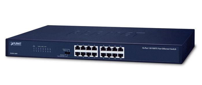 Planet 16-Port 10/100BASE-TX Fast Ethernet Switch - W125189328