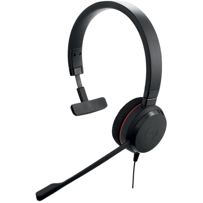 Jabra Corded mono headset f/ VoIP softphone, USB - W125021898