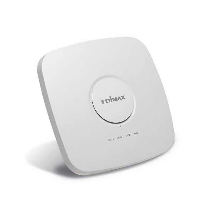 Edimax 7-in-1 Multi-Sensor Indoor Air Quality Detector with PM2.5, PM10, CO2, TVOC, HCHO, Temperature and Humidity Sensors - W126087968