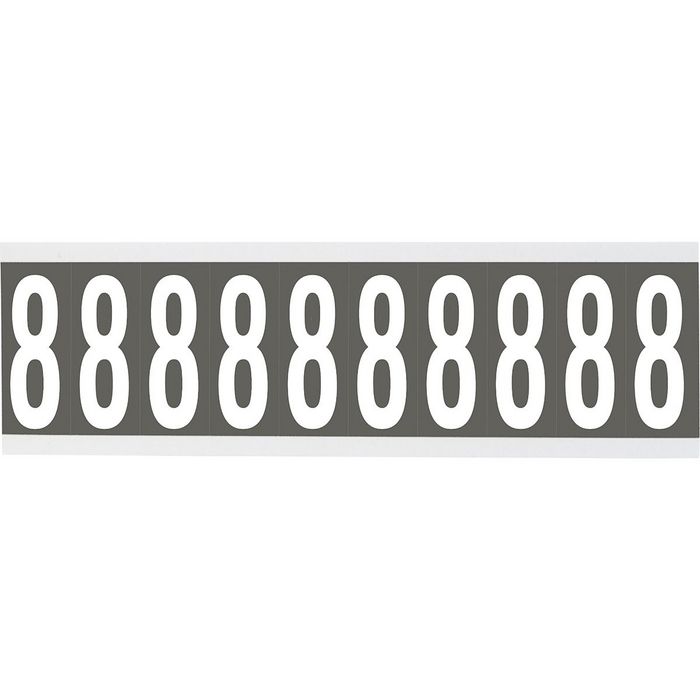 Brady CNL1 Series Number and Letter Labels, 8, 250 Labels - W126059668