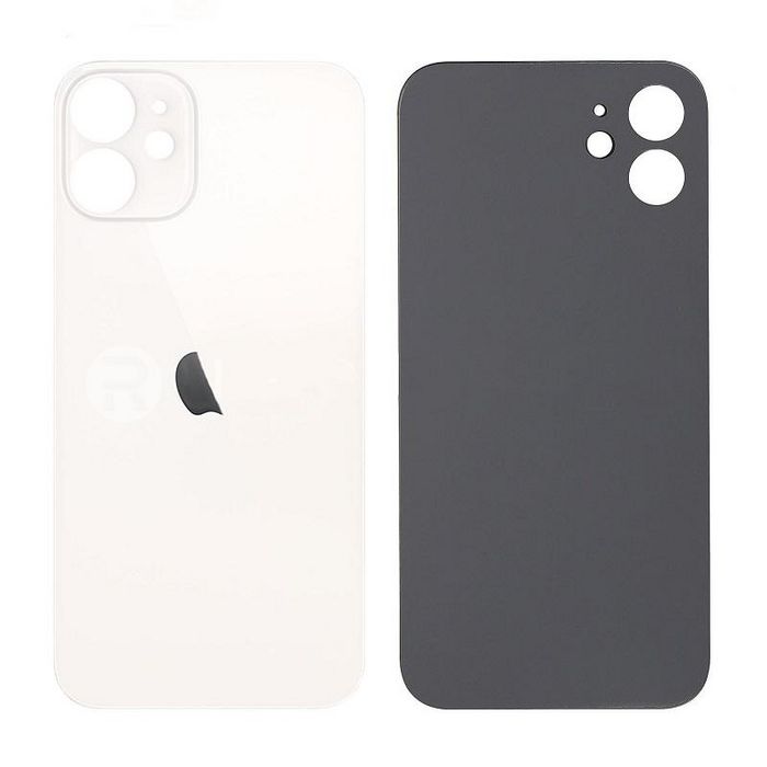 CoreParts Apple iPhone 12 Back Glass Cover - White - W126087296