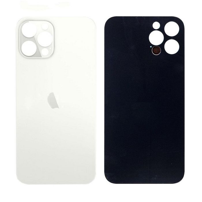 CoreParts Apple iPhone 12 Pro Max Back Glass Cover - Silver - W126087333