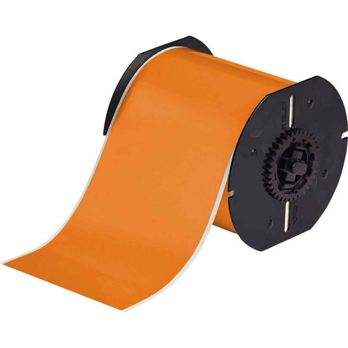 Brady Orange Continuous Vinyl Tape for BBP3X/S3XXX/i3300 Printers 101 mm X 30 m - W126064541