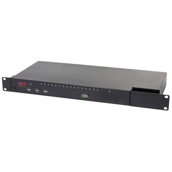 APC KVM 2G, Digital/IP, 1 Remote/1 Local User, 16 Ports with Virtual Media - FIPS 140-2 - W126090349