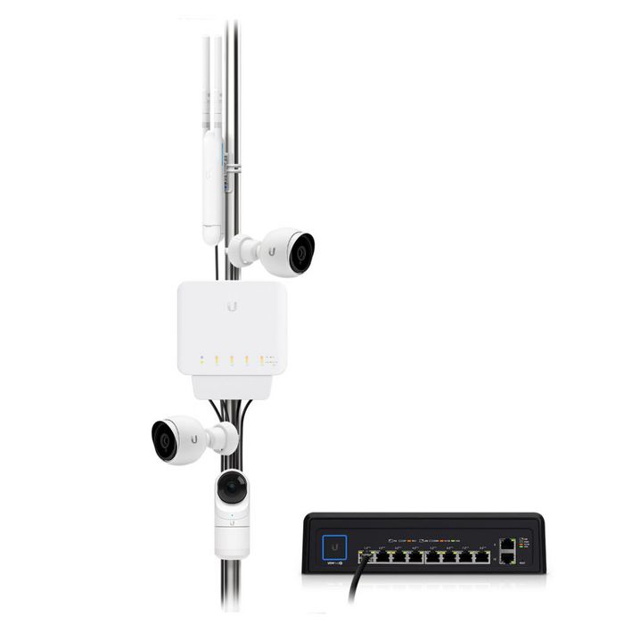 Ubiquiti Managed, L2, 5x Gigabit Ethernet, PoE, 122.5 x 107.1 x 28 mm, White, 3-pack - W126091161