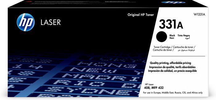 HP Cartouche d'encre laser noire  authentique 331A - W126091201