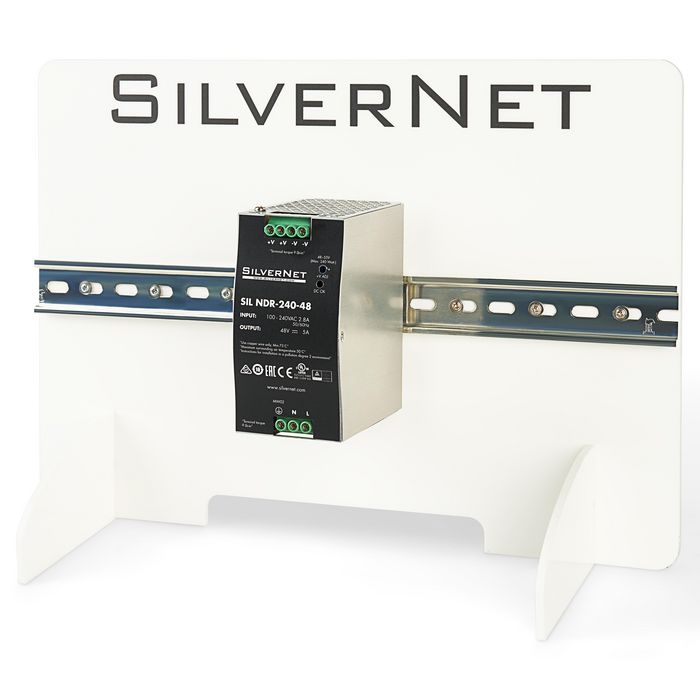 Silvernet SIL 73208MP Industrial Gigabit PoE+ Managed Switch. 8 x Gigabit Ethernet, 30w POE ports, 2 x Gigabit SFP slots, Excludes Power supply - W126091860