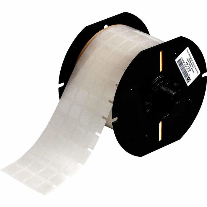 Brady B33 Series Clear Polyester with Permanent Acrylic Adhesive Labels, 5000 Labels, Gloss, Clear - W126066095