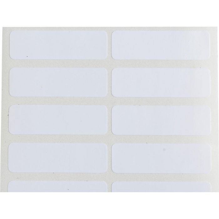 Brady B33 Series Glossy White Polyester Component and Barcode Labels, 5000 Labels, Gloss, White - W126063044