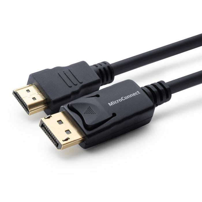 MC-DP-HDMI-500, MicroConnect DisplayPort 1.2 - HDMI Cable 5m