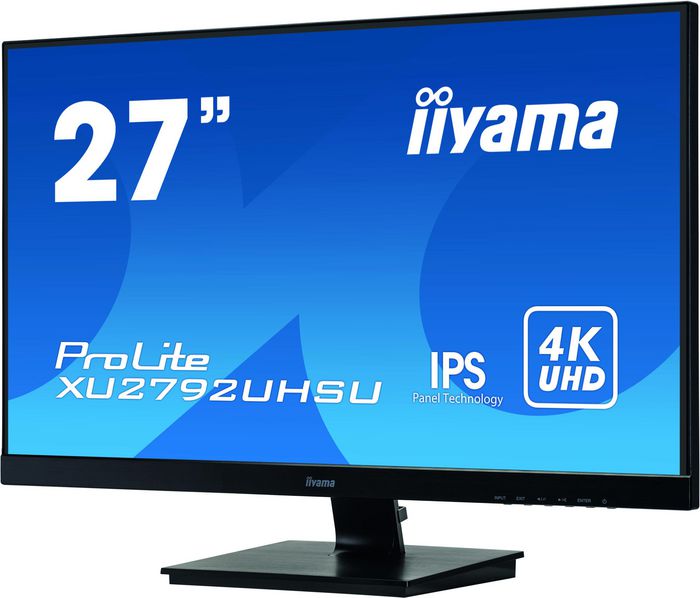 iiyama ProLite XU2792UHSU-B1 LED display 68,6 cm (27") 3840 x 2160 pixels 4K Ultra HD Noir - W126103728