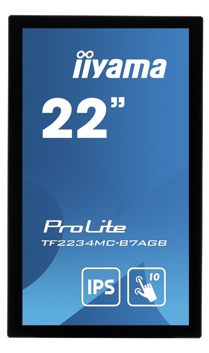 iiyama ProLite TF2234MC-B7AGB touch screen monitor 54.6 cm (21.5") 1920 x 1080 pixels Multi-touch Multi-user Black - W126103747