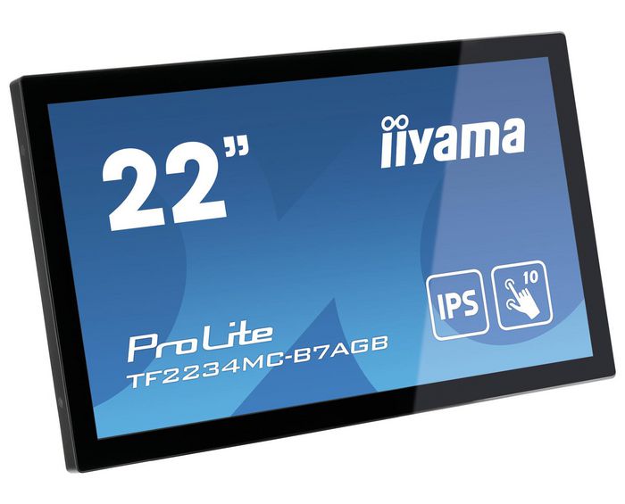 iiyama ProLite TF2234MC-B7AGB touch screen monitor 54.6 cm (21.5") 1920 x 1080 pixels Multi-touch Multi-user Black - W126103747