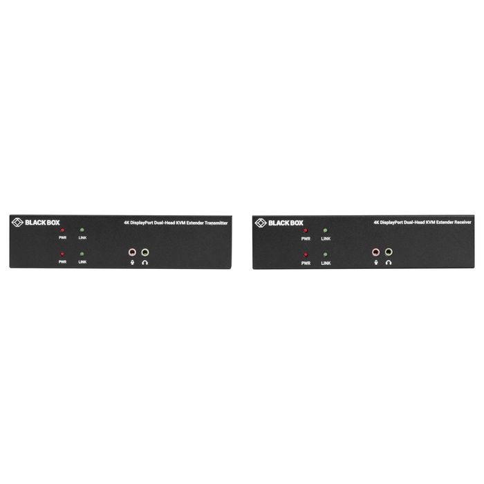 Black Box KVX SERIES DISPLAYPORT CATX KVM EXTENDER, DH, TX+RX - W126104992