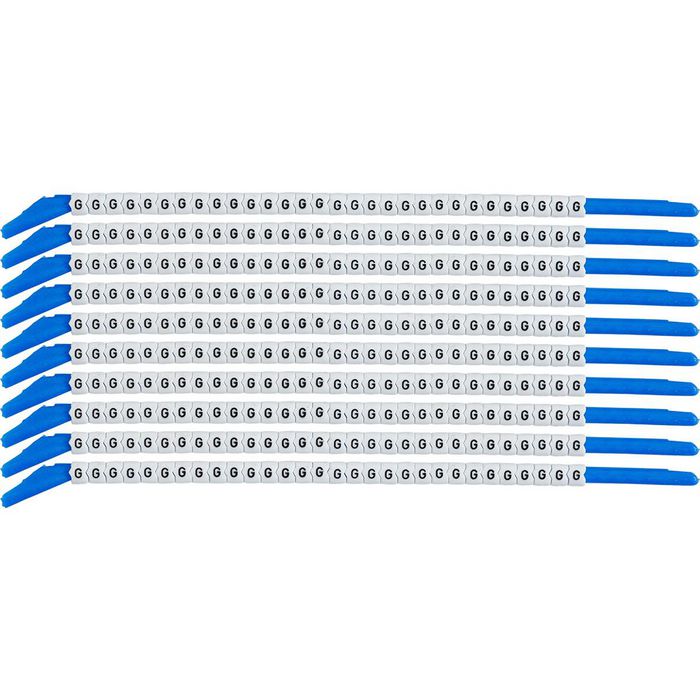 Brady Clip Sleeve Wire Markers Size 13, Nylon, 3.4 - 3.8 mm Diameter Range - W126057153