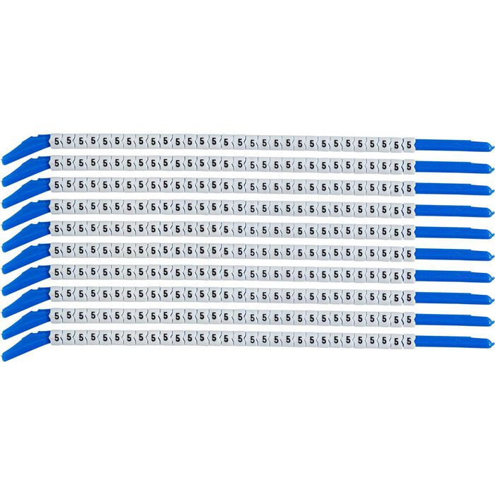 Brady Clip Sleeve Wire Markers Size 13, Nylon, 3.4 - 3.8 mm Diameter Range - W126057151