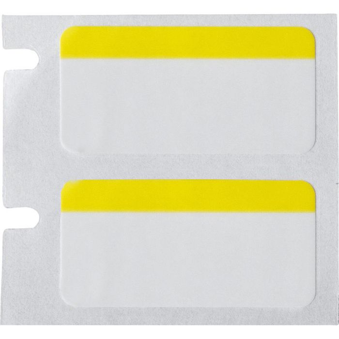 Brady Thermal Transfer Printable Labels, Polyester, Yellow, White - W126066110