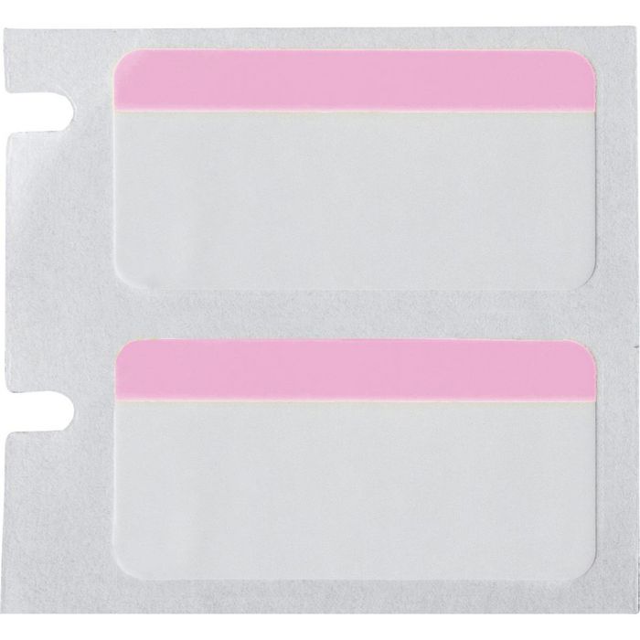 Brady Thermal Transfer Printable Labels, Polyester, Pink, White - W126066112